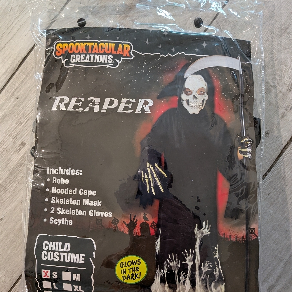 Grim Reaper Kids Costume - Black